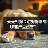 天天打狗会对狗狗造成哪些严重伤害？（图4）