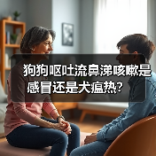 狗狗呕吐流鼻涕咳嗽是感冒还是犬瘟热？（图4）