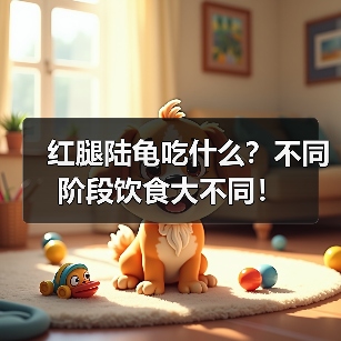 红腿陆龟吃什么？不同阶段饮食大不同！（图1）