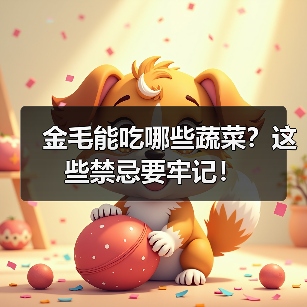 金毛能吃哪些蔬菜？这些禁忌要牢记！（图1）