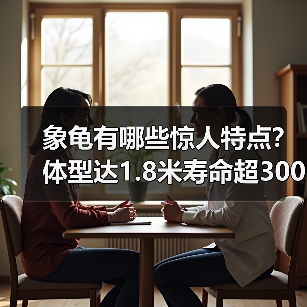 象龟有哪些惊人特点？体型达1.8米寿命超300岁（图2）