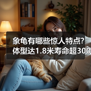 象龟有哪些惊人特点？体型达1.8米寿命超300岁（图1）