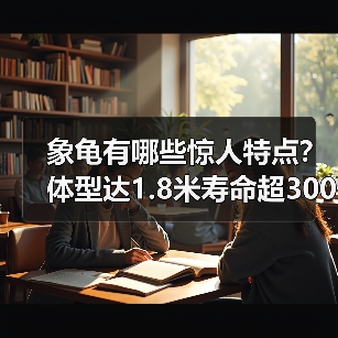 象龟有哪些惊人特点？体型达1.8米寿命超300岁（图3）