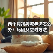 两个月狗狗流鼻涕怎么办？病因及应对方法（图2）