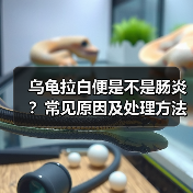 乌龟拉白便是不是肠炎？常见原因及处理方法详解（图3）