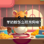 羊奶粉怎么样泡狗粮？（图1）