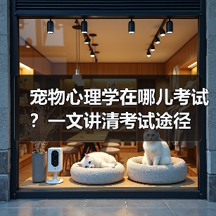 宠物心理学在哪儿考试？一文讲清考试途径