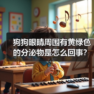 狗狗眼睛周围有黄绿色的分泌物是怎么回事？（图4）