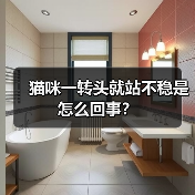 猫咪一转头就站不稳是怎么回事？（图1）
