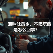 猫咪吐黄水、不吃东西是怎么回事？