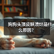 狗狗头顶皮肤溃烂是什么原因？（图1）
