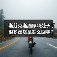 斯芬克斯猫脖颈处长了很多疙瘩是怎么回事？（图2）