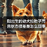 刚出生的幼犬拉肚子而且状态很差是怎么回事？（图2）
