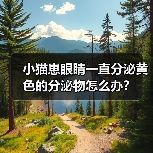 小猫崽眼睛一直分泌黄色的分泌物怎么办？