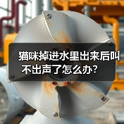 猫咪掉进水里出来后叫不出声了怎么办？