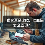 猫咪耳朵流脓、吐血是怎么回事？（图3）