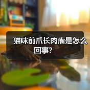 猫咪前爪长肉瘤是怎么回事？（图1）