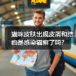 猫咪皮肤出现皮屑和结痂是感染猫癣了吗？（图2）