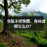 仓鼠不吃东西、身体虚弱怎么办？（图2）