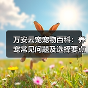万安云宠宠物百科:养宠常见问题及选择要点,新手必看(图2) 万安云宠宠物百科:养宠常见问题及选择要点,新手必看(图2)