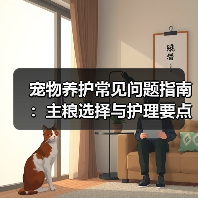 宠物养护常见问题指南:主粮选择与护理要点(图4) 宠物养护常见问题指南:主粮选择与护理要点(图4)