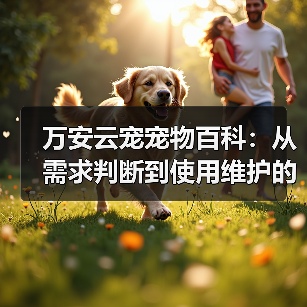 万安云宠宠物百科：从需求判断到使用维护的日常经验（图3）