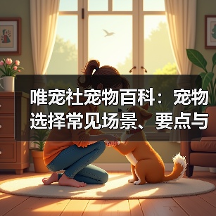 唯宠社宠物百科:宠物选择常见场景、要点与注意事项指南(图2) 唯宠社宠物百科:宠物选择常见场景、要点与注意事项指南(图2)