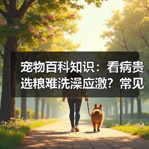 宠物百科知识：看病贵选粮难洗澡应激？常见场景选择要点与注意事项（图2）