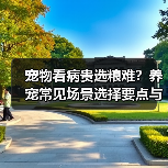 宠物看病贵选粮难?养宠常见场景选择要点与注意事项(图4) 宠物看病贵选粮难?养宠常见场景选择要点与注意事项(图4)