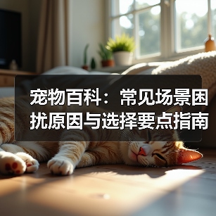 宠物百科:常见场景困扰原因与选择要点指南(图1) 宠物百科:常见场景困扰原因与选择要点指南(图1)