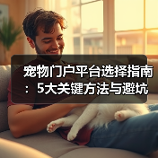 宠物门户平台选择指南:5大关键方法与避坑注意事项(图1) 宠物门户平台选择指南:5大关键方法与避坑注意事项(图1)