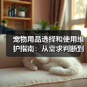 宠物用品选择和使用维护指南:从需求判断到保养全攻略(图1) 宠物用品选择和使用维护指南:从需求判断到保养全攻略(图1)