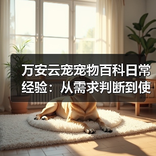 万安云宠宠物百科日常经验:从需求判断到使用维护5大方法(图1) 万安云宠宠物百科日常经验:从需求判断到使用维护5大方法(图1)