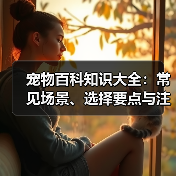 宠物百科知识大全:常见场景、选择要点与注意事项(图1) 宠物百科知识大全:常见场景、选择要点与注意事项(图1)